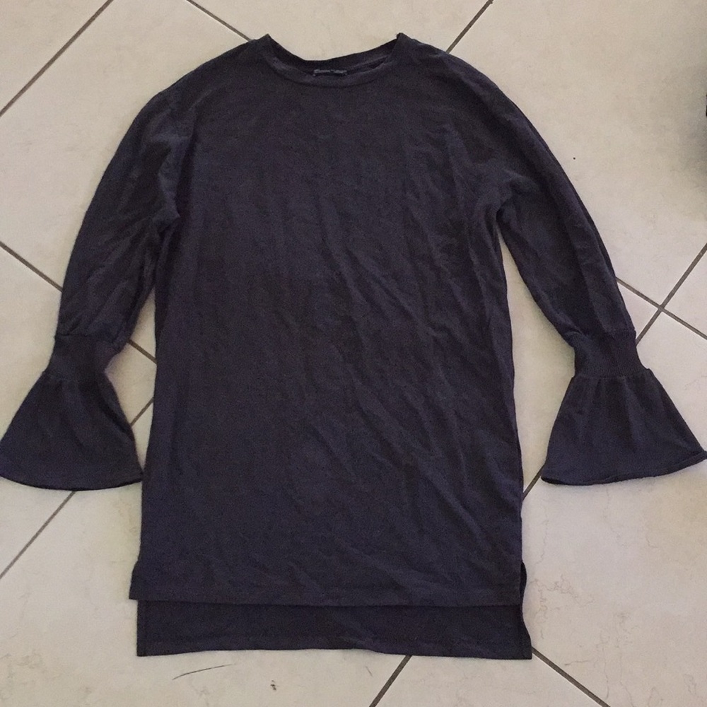 Zara long sleeve shirt dress size Small